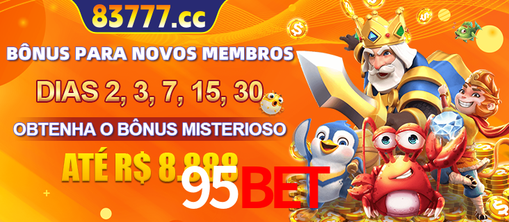 Anúncio dos benefícios para Membro VIP Sênior na plataforma 95BET, incluindo bônus promocionais, semanais e mensais, ilustrado com o personagem Fortune Tiger.